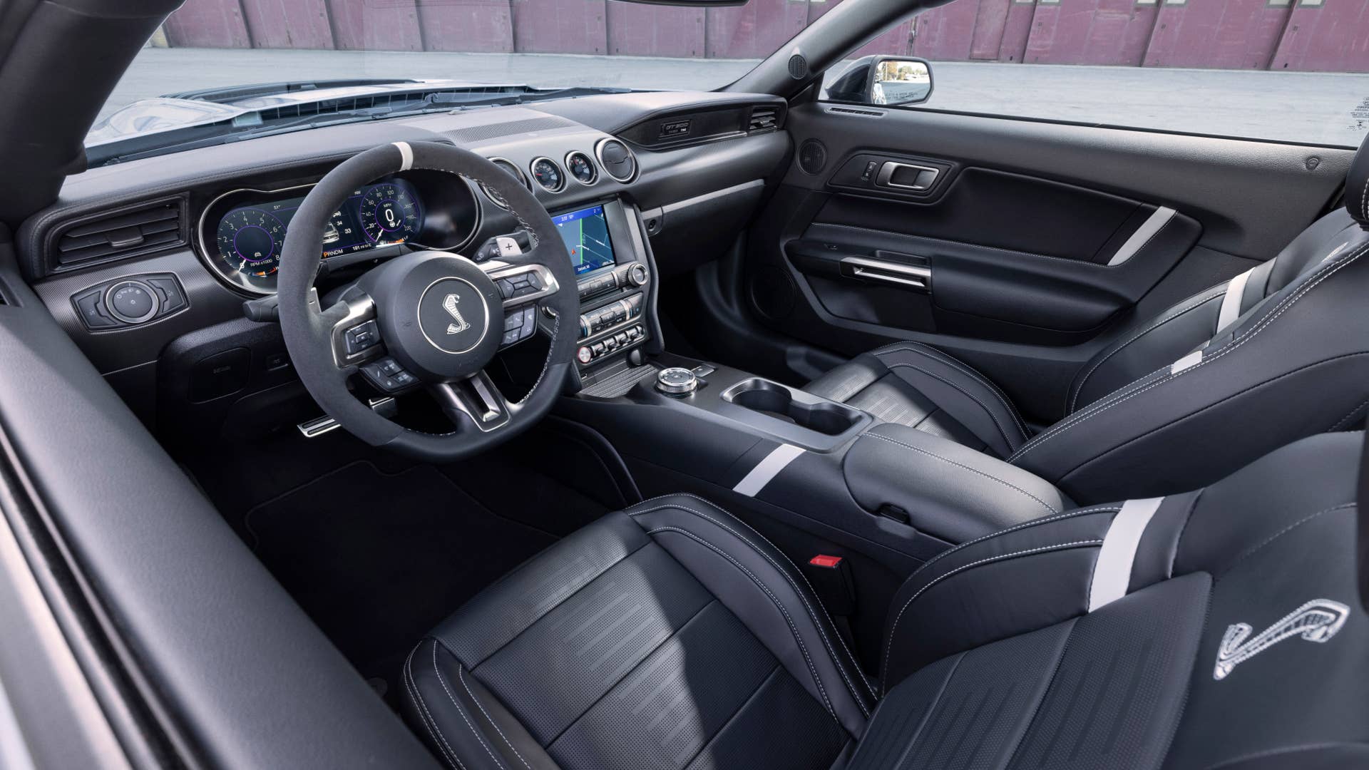 Preproduction model shown. Available spring 2022. GT500 and Shelby are registered trademarks of the Carroll Hall Shelby Trust.