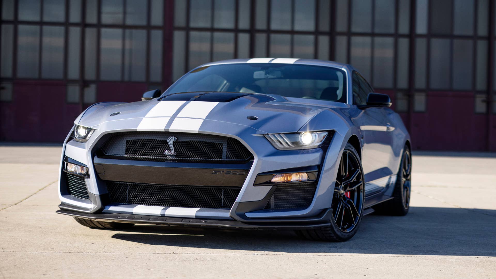 Preproduction model shown. Available spring 2022. GT500 and Shelby are registered trademarks of the Carroll Hall Shelby Trust.