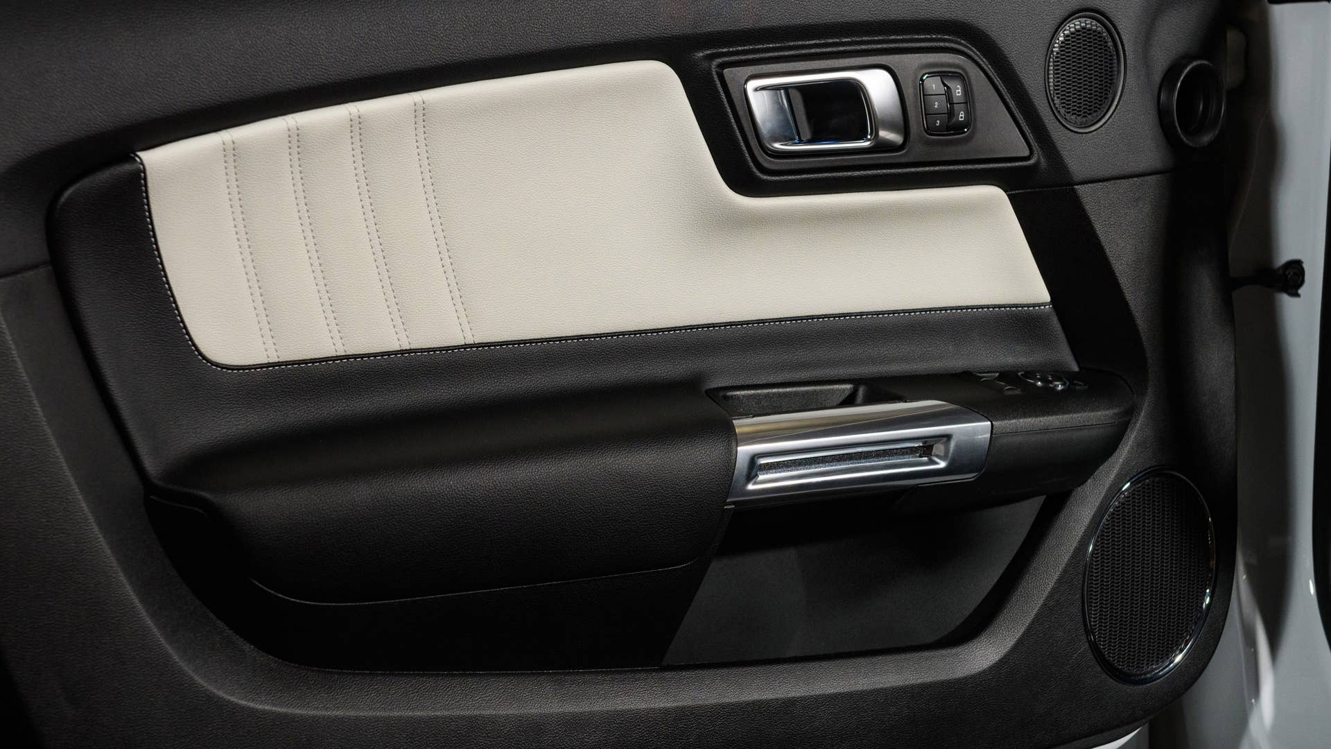 Available Ice White Appearance Package on appropriately configured 2022 Mustang Mach-E and Mustang Coupe models. Closed course. BANG & OLUFSEN© 2021 and B&O© 2021. BANG & OLUFSEN™ and B&O™ are registered trademarks of Bang & Olufsen Group. Licensed by Harman Becker Automotive Systems Manufacturing Kft. All rights reserved.