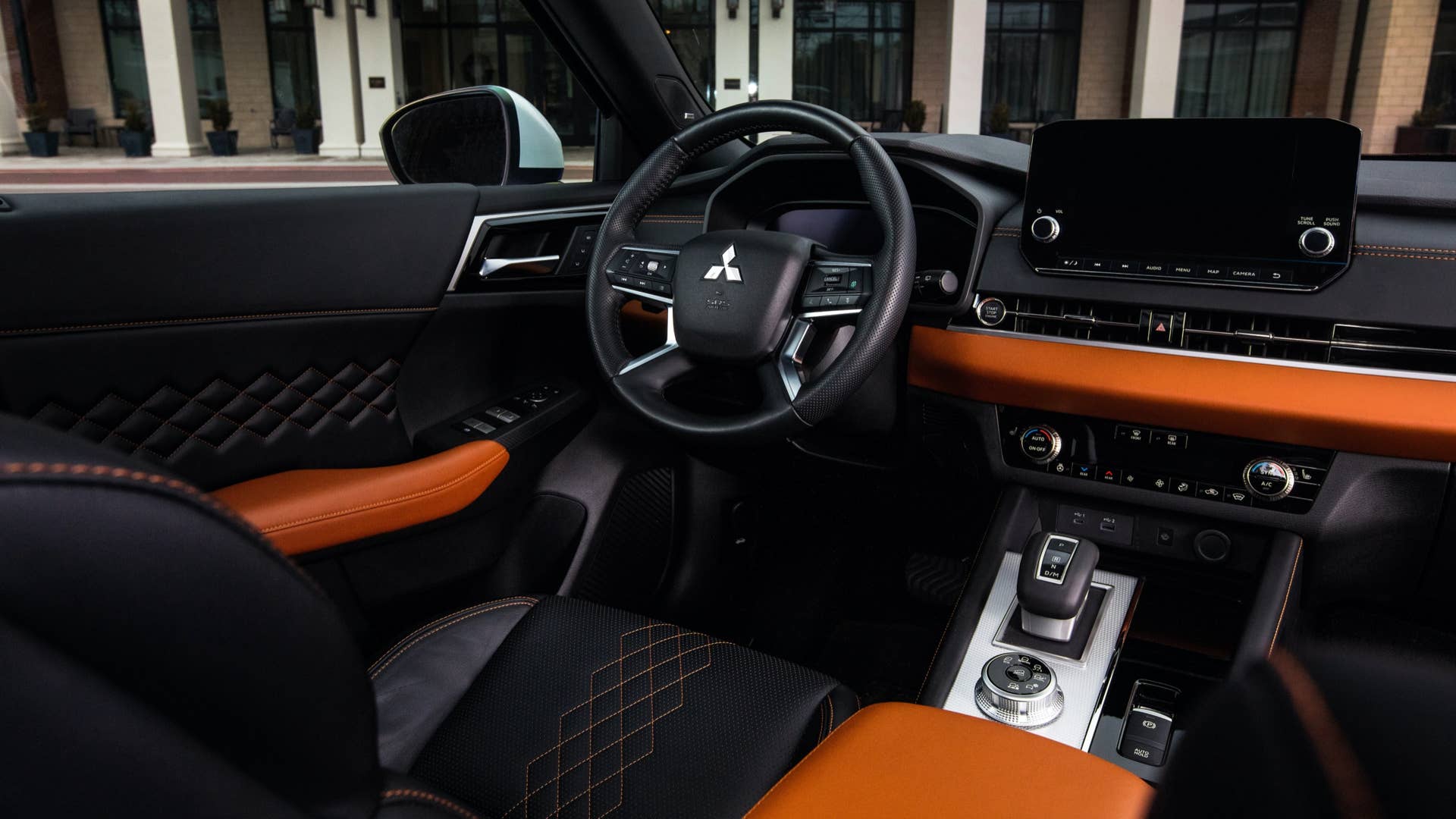 2022 Mitsubishi Outlander interior shown