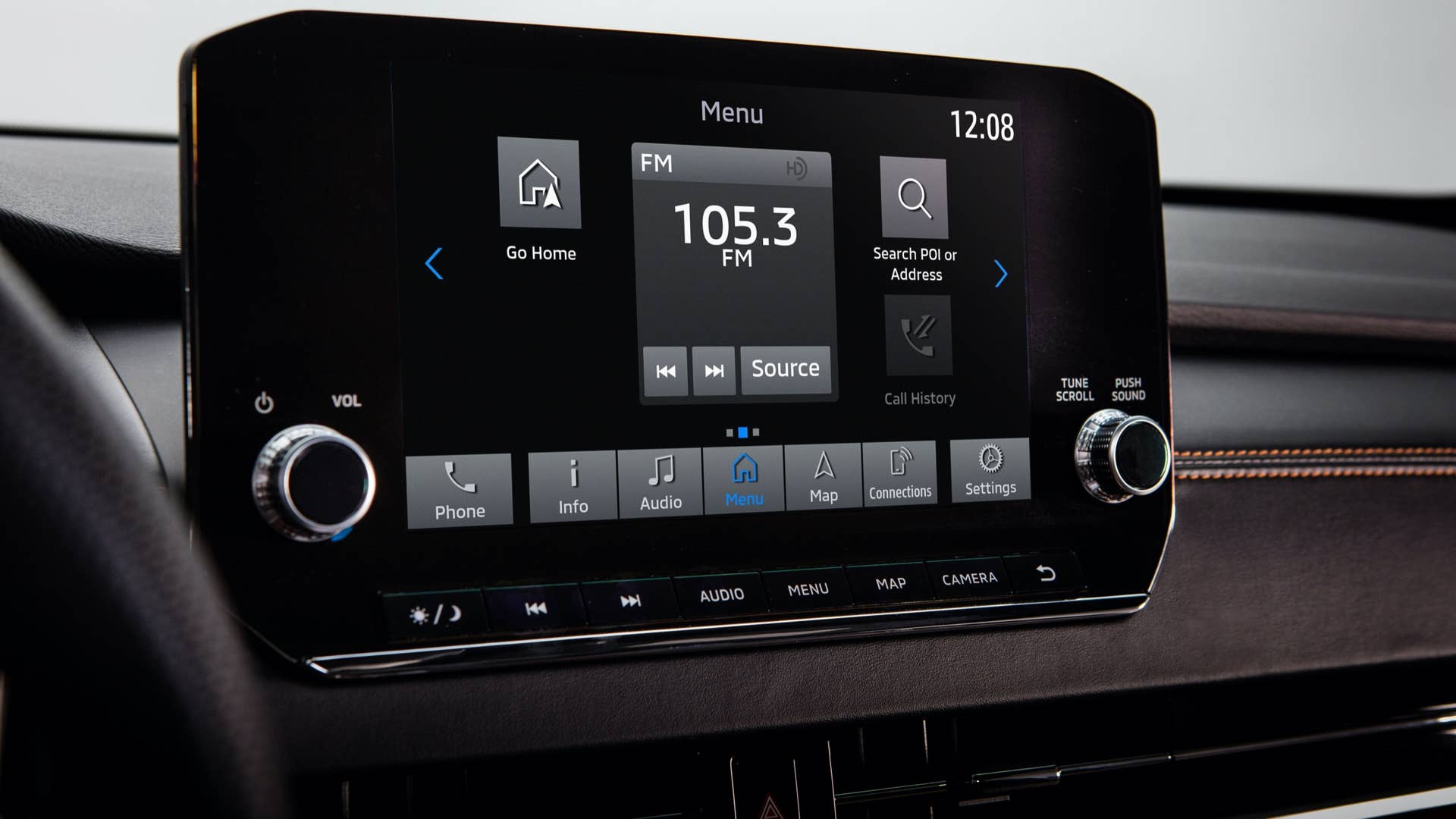 2022 Mitsubishi Outlander interior detail shot