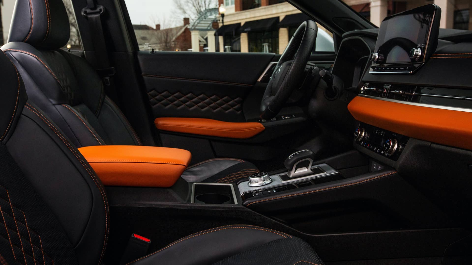 2022 Mitsubishi Outlander interior shown