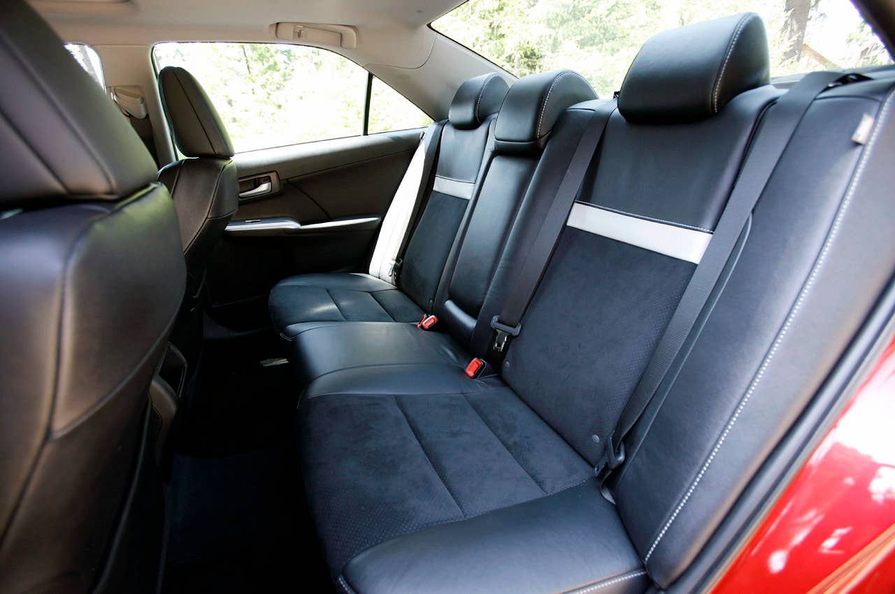 2012 Toyota Camry rear seats