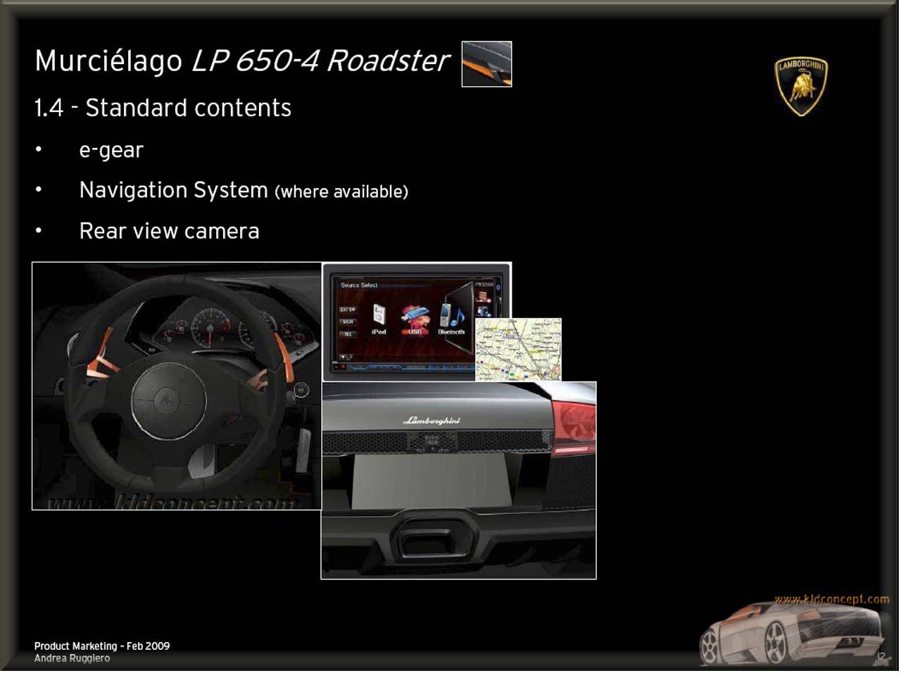 Leaked Lamborghini presentation yields more Murcilago LP650-4 Roadster ...