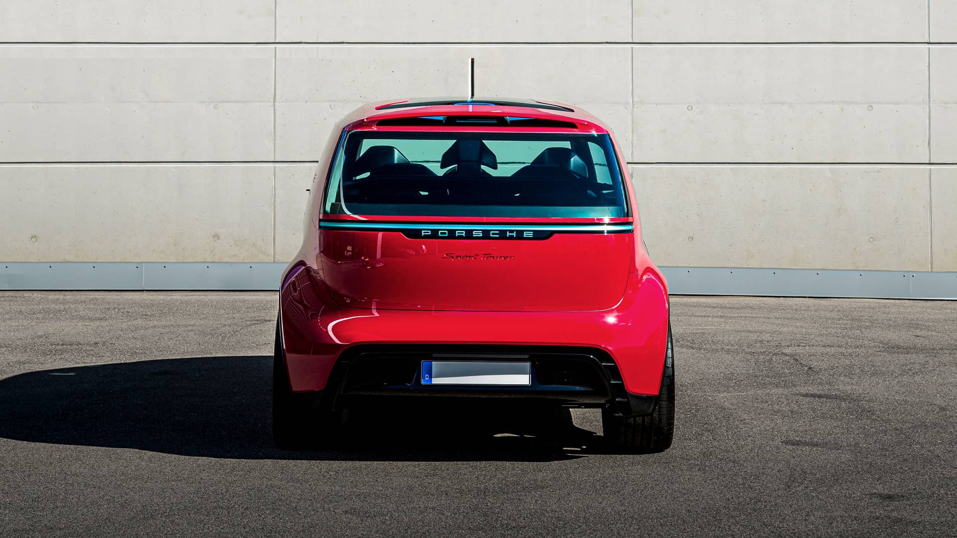 Porsche Vision Renndienst minivan gets futuristic 3-row layout - Autoblog