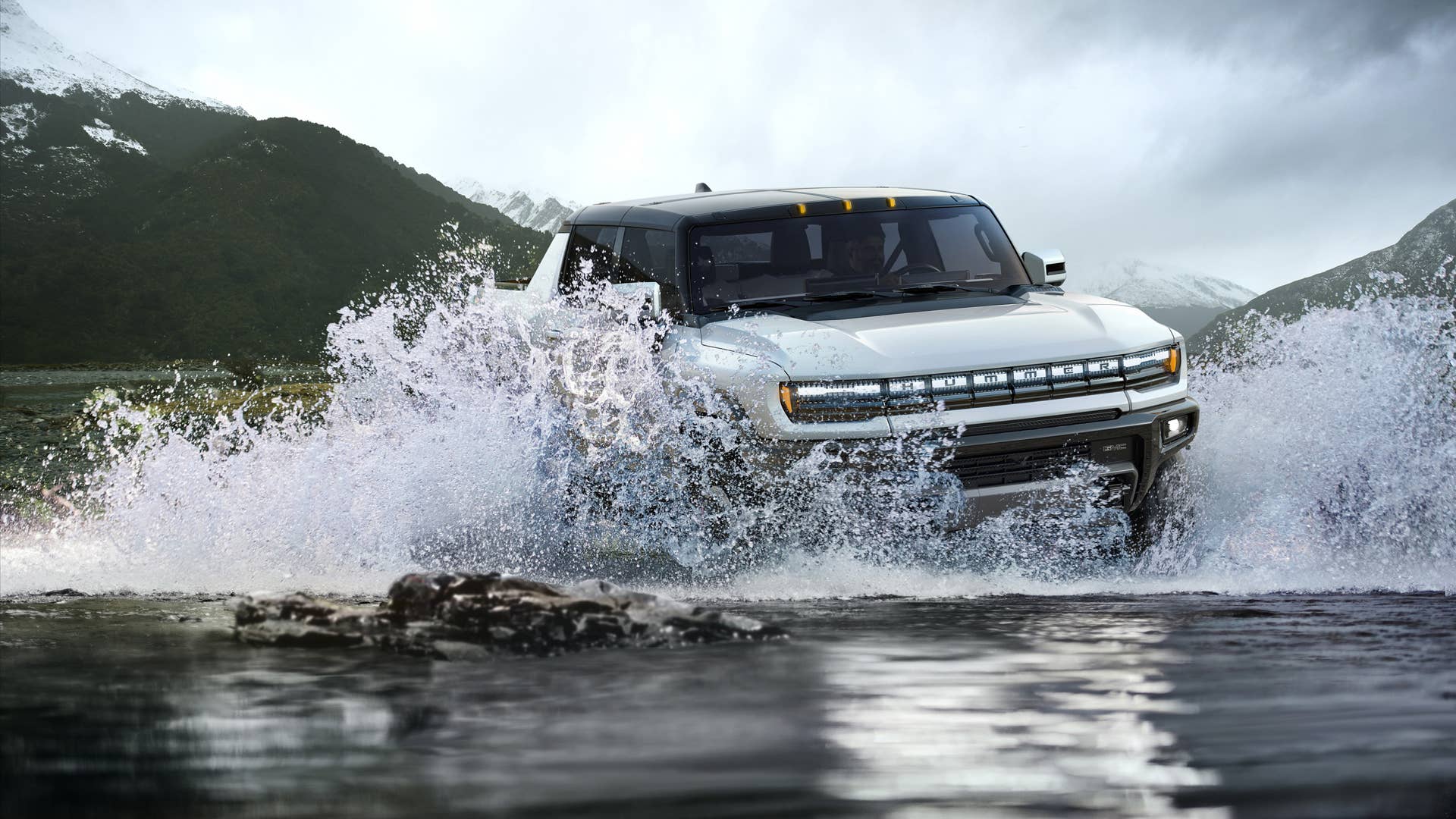The GMC HUMMER EV is designed to be an off-road beast, with all-new features developed to conquer virtually any obstacle or terrain.