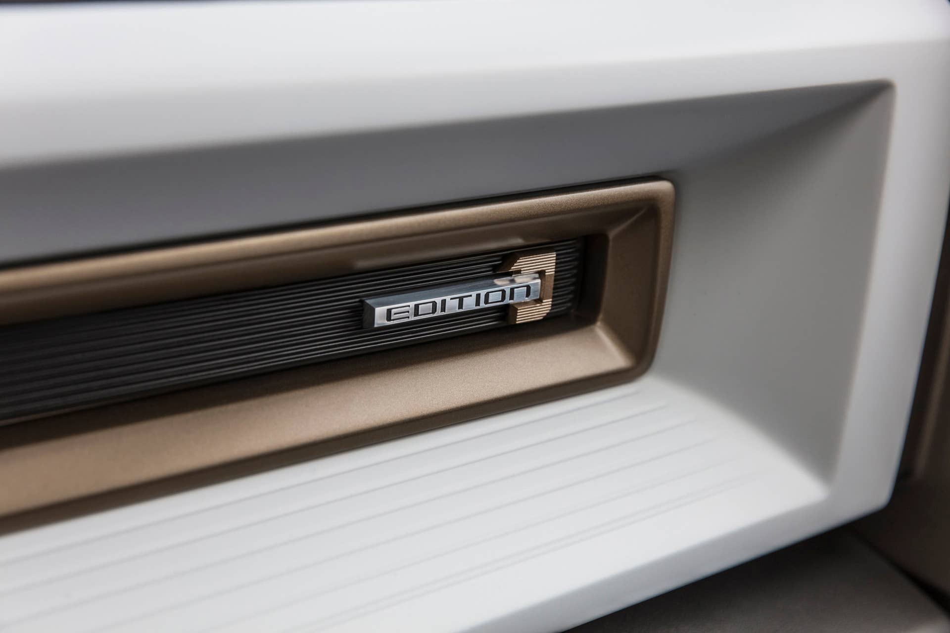 The GMC HUMMER EV’s design visually communicates extreme capability, reinforced with rugged architectural details that are delivered with a premium, well-executed and appointed interior.