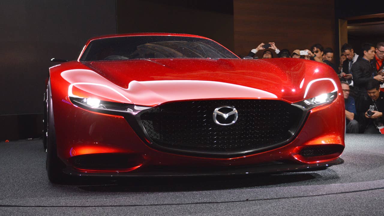 mazda rx-vision concept font grille