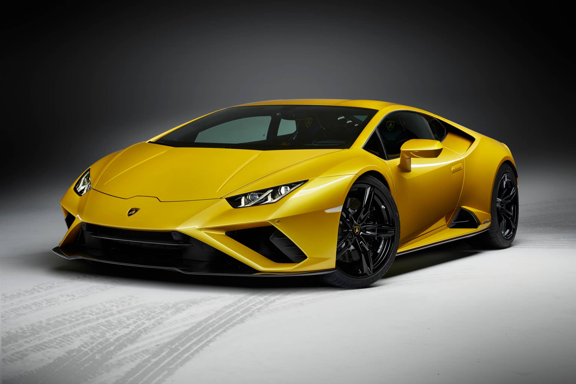 Looksmart Lamborghini Huracan Evo 1/43 – Jaune Giallo 2019 – Occasion