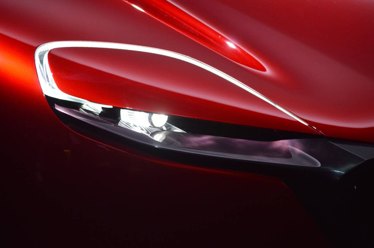mazda rx-vision concept headlight
