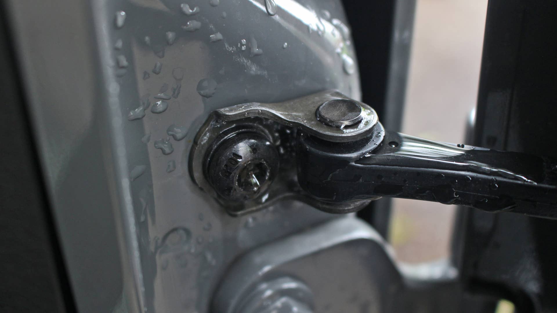 2020 Jeep Gladiator Rubicon front door check.
