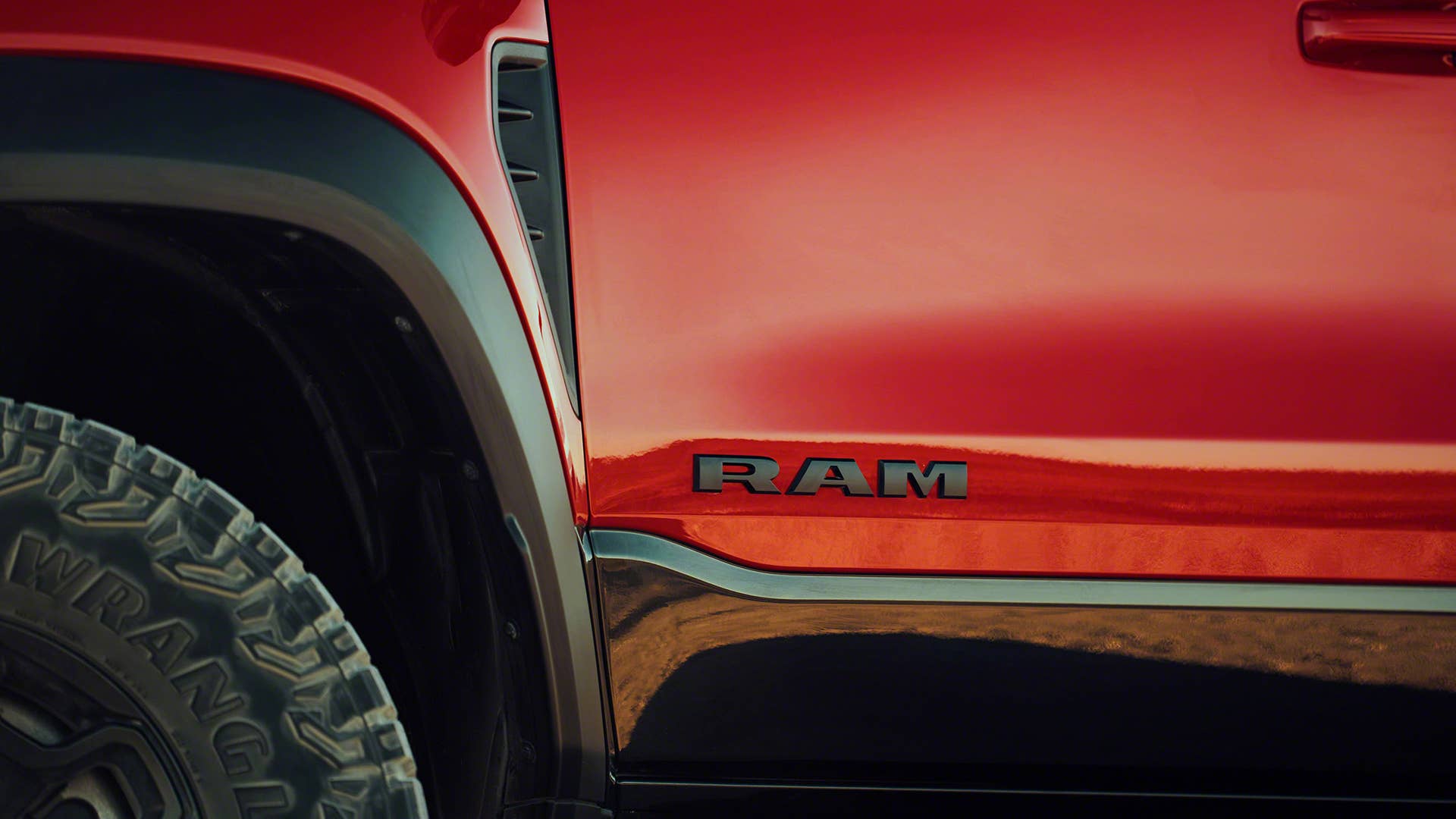 2021 Ram 1500 TRX front door badge