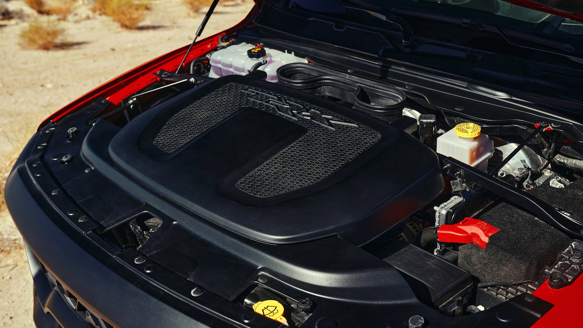 2021 Ram 1500 TRX under hood air box