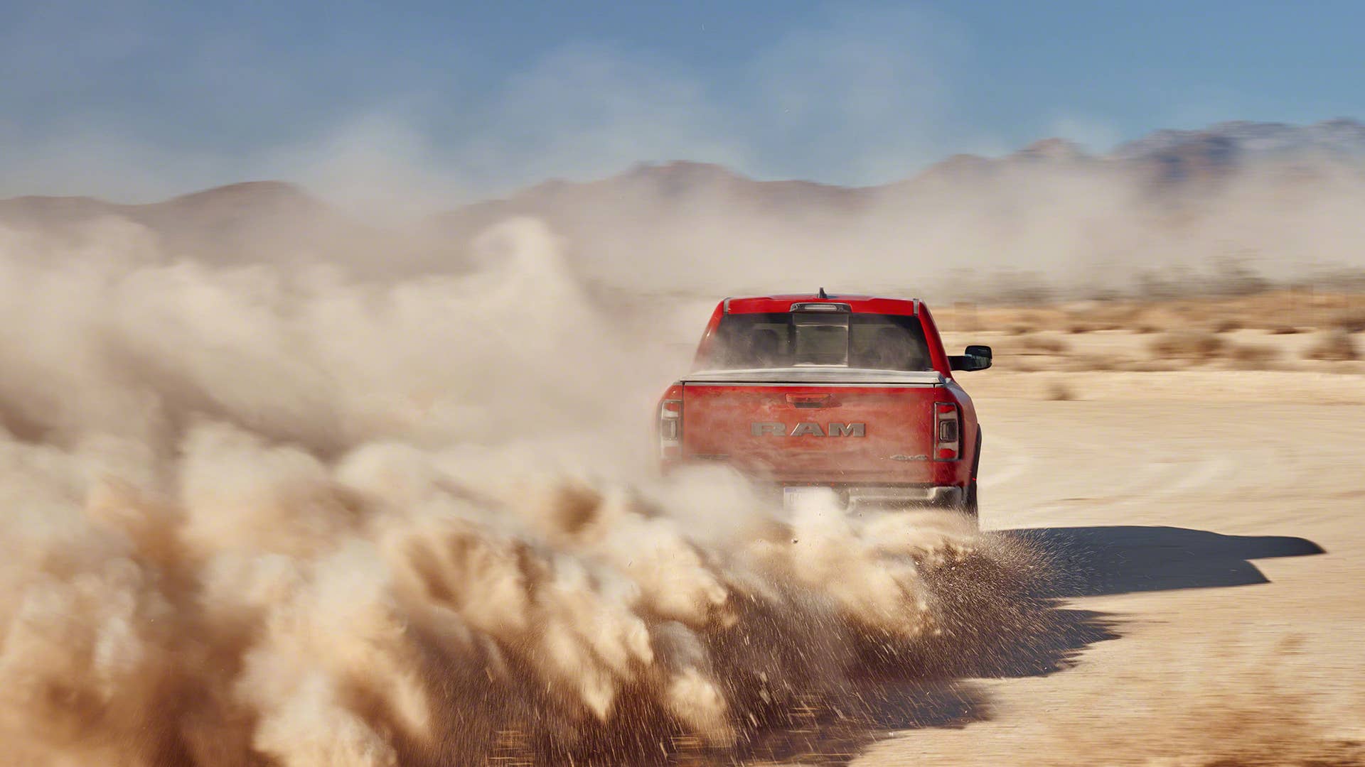 2021 Ram 1500 TRX rear 3/4 in motion