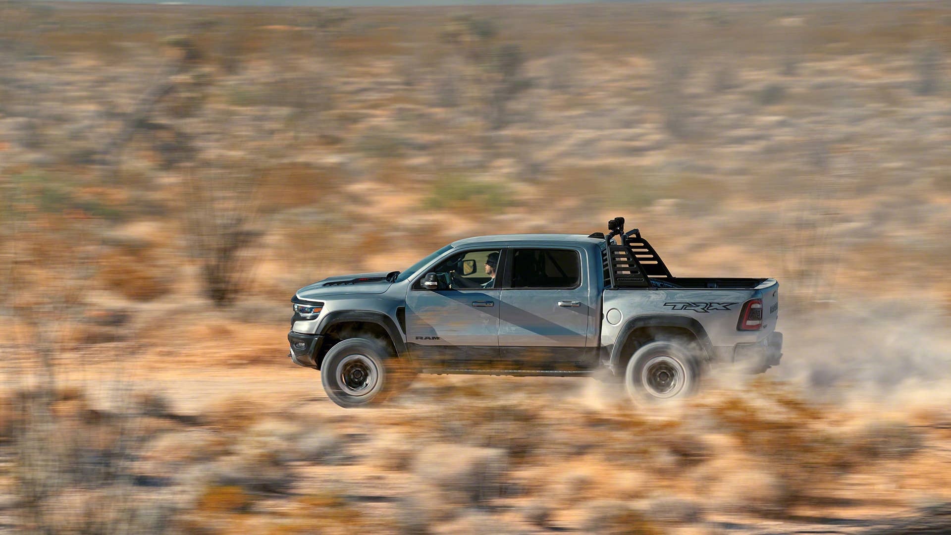 2021 Ram 1500 TRX driver’s side profile in motion