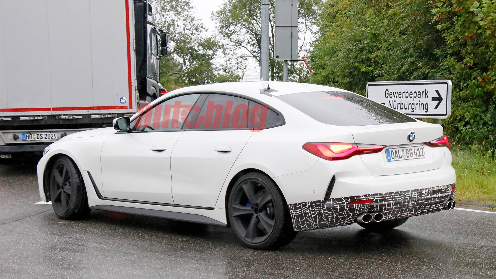 Alpina B4 spy shots
