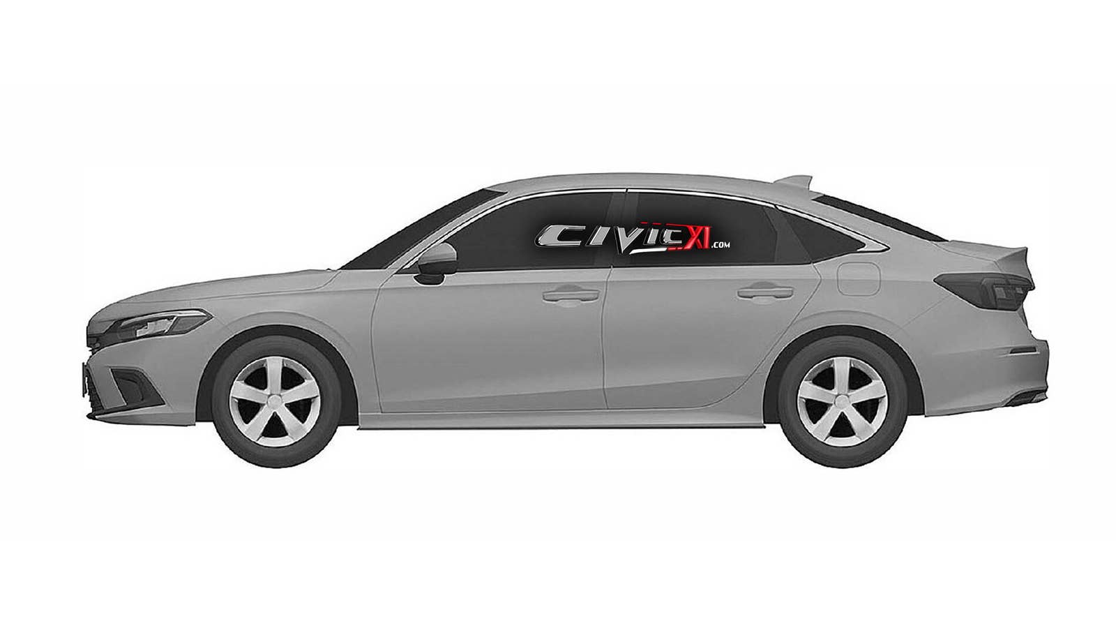 2022 Honda Civic sedan patent rendering