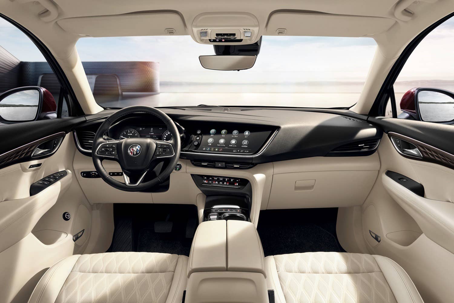 Buick designs an interior handsome enough to match the exterior of the new 2021 Envision.