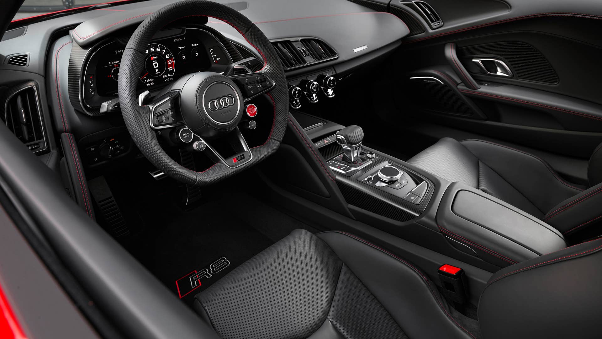 Interior; Color: Tango red