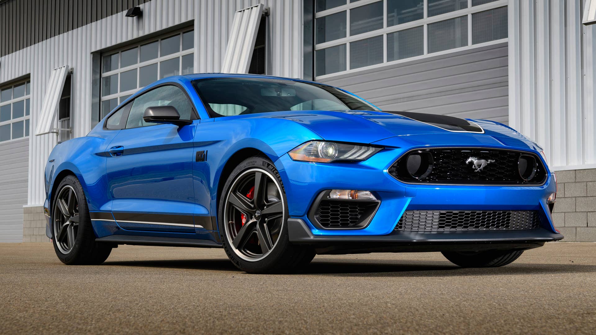 After a 17-year hiatus, the all-new Mustang Mach 1 fastback coupe makes its world premiere - becoming the modern pinnacle of style, handling and 5.0-liter V-8 pony car performance.