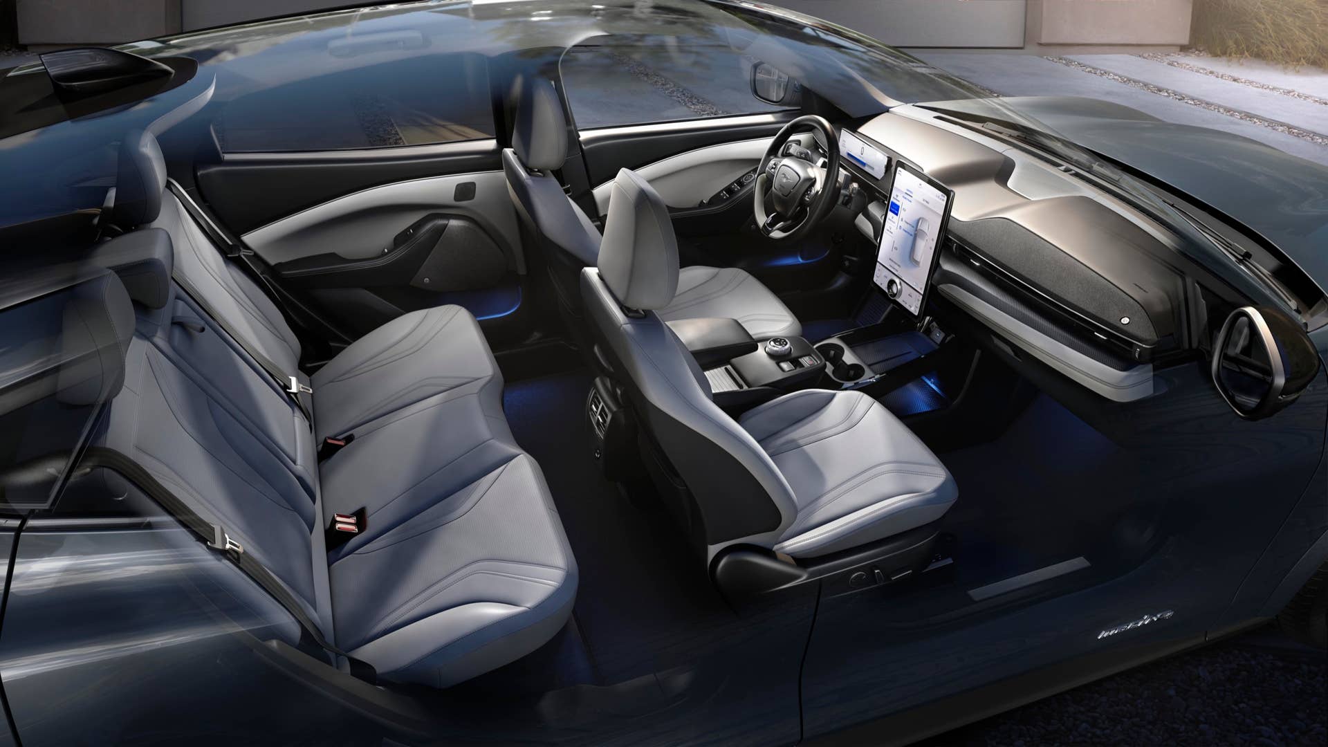Designed with SUV-size proportions to seat five adults comfortably, the Mustang Mach-E leaves plenty of space for your friends, kids and cargo.