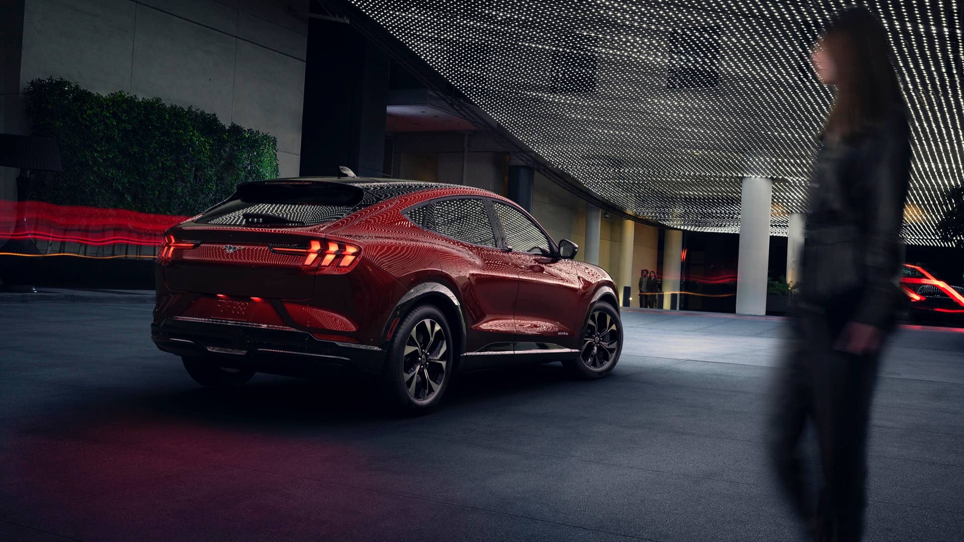 Clever design and engineering disguise rear-seat roominess and ample cargo space in the Mustang Mach-E.