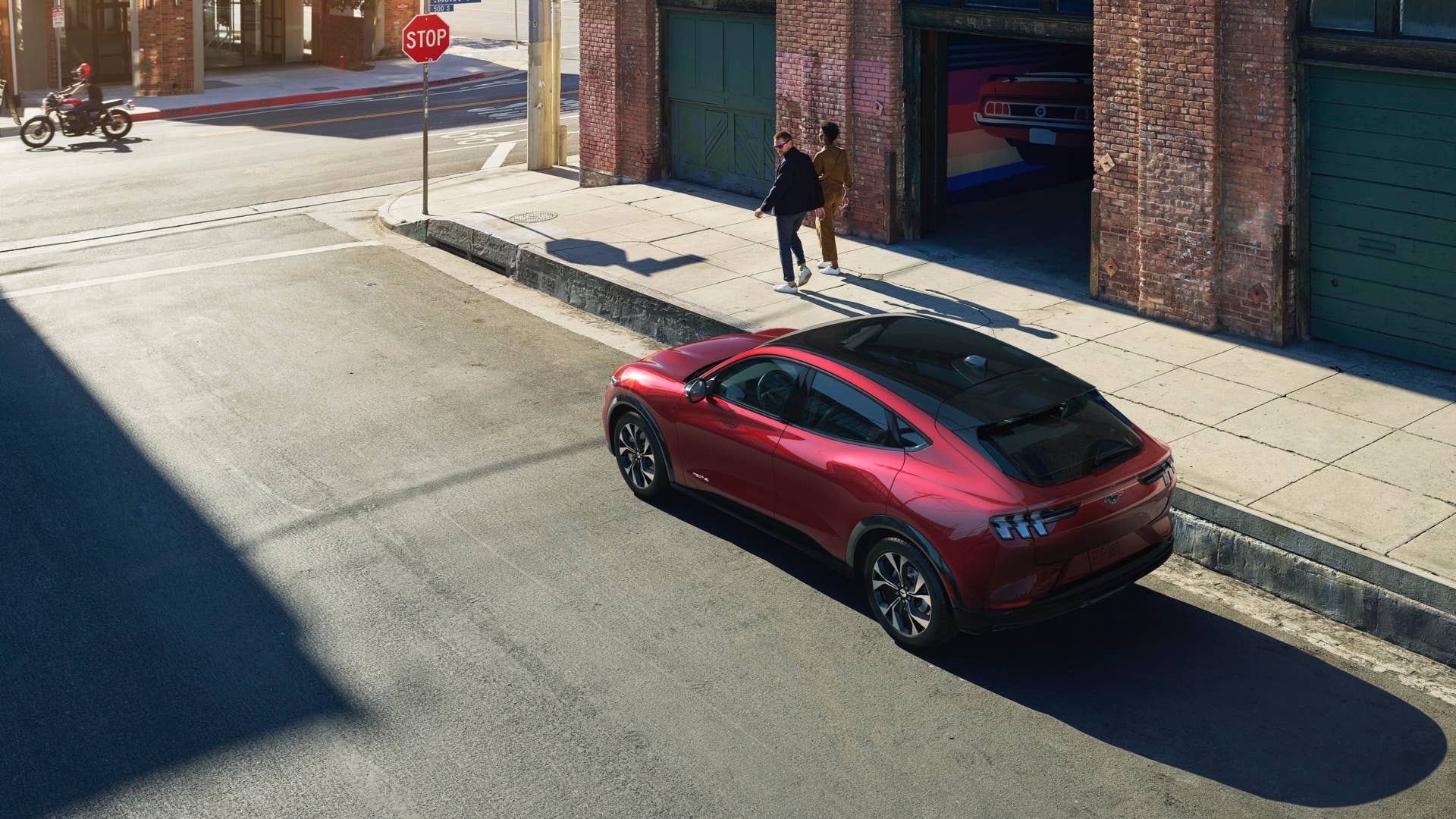 Mustang Mach-E boldly fuses modern looks with smart design, delivering powerful capability in a whole new shape that can grow with people and their families.
