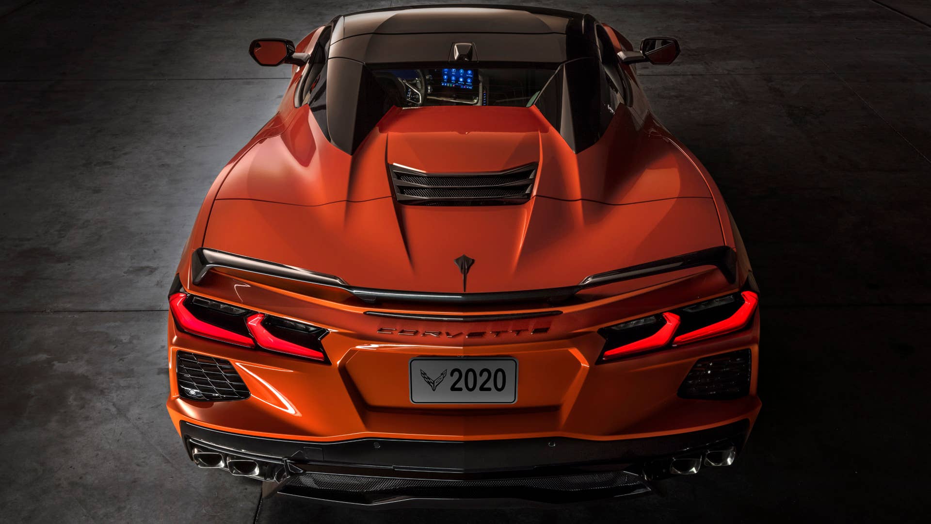 2020 Chevrolet Corvette Stingray Convertible in orange