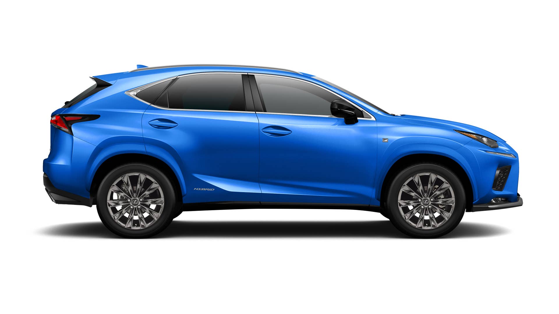 Lexus combines its Black Line Special Edition features with a new Grecian Blue color on the NX 300h F Sport, and a pair of Zero Halliburton travel cases.