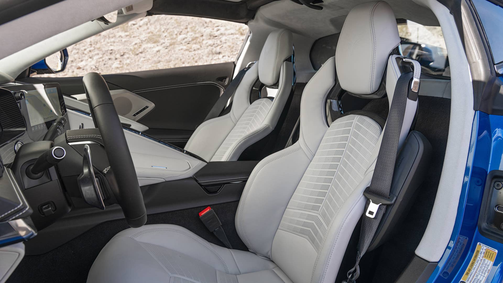 The base GT1 seats