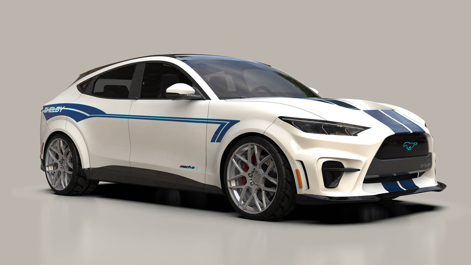 Computer-Generated Image Shown. This vehicle has been modified by an independent vehicle modifier, and display of the vehicle is not intended to, nor does it constitute an endorsement of, the vehicle modifier, vehicle modifications or use of the vehicle by Ford Motor Company. Modifications to this vehicle may not be street legal or certified under Federal Motor Vehicle Safety Standards (FMVSS) and regulations or emissions regulations of the U.S. EPA or California. Vehicles that are neither street legal nor certified under FMVSS and safety and emission regulations are neither intended nor certified for use on public roads.