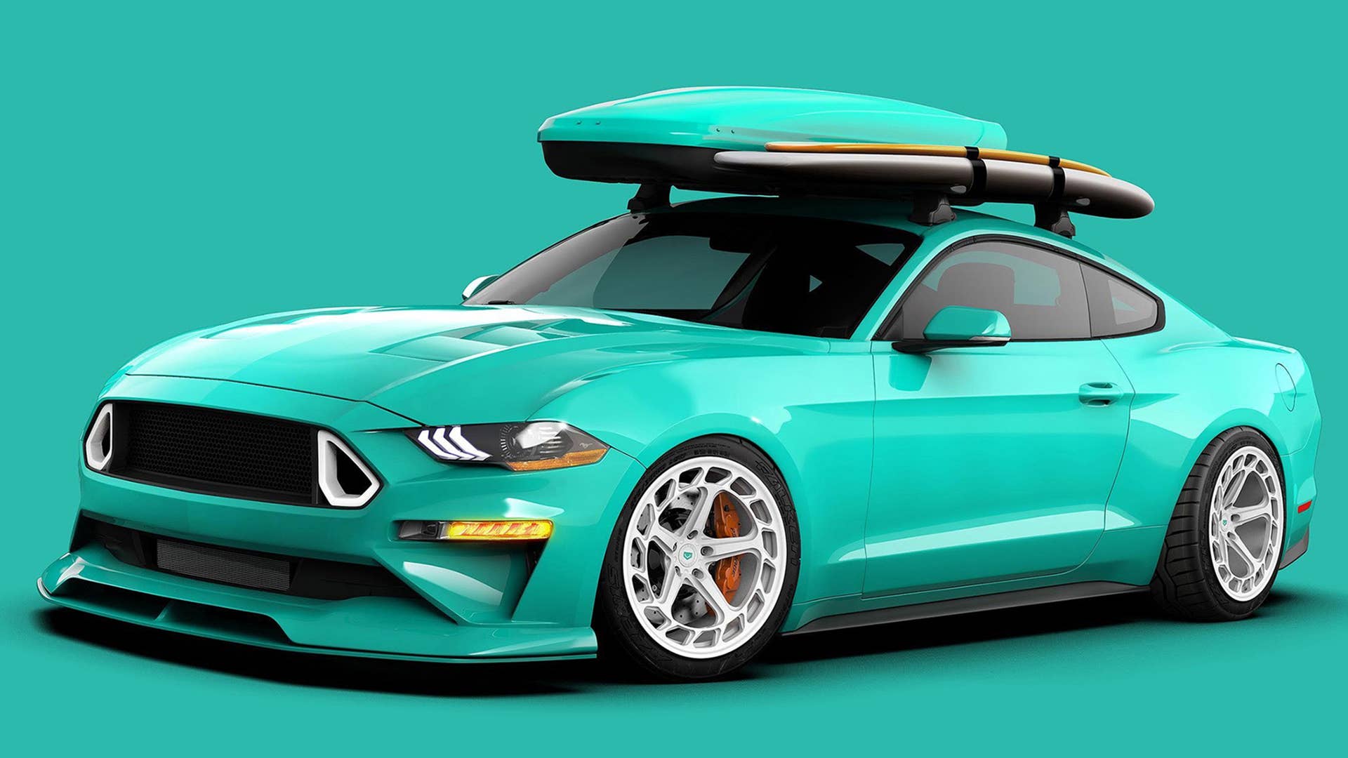 Computer-Generated Image Shown. This vehicle has been modified by an independent vehicle modifier, and display of the vehicle is not intended to, nor does it constitute an endorsement of, the vehicle modifier, vehicle modifications or use of the vehicle by Ford Motor Company. Modifications to this vehicle may not be street legal or certified under Federal Motor Vehicle Safety Standards (FMVSS) and regulations or emissions regulations of the U.S. EPA or California. Vehicles that are neither street legal nor certified under FMVSS and safety and emission regulations are neither intended nor certified for use on public roads.