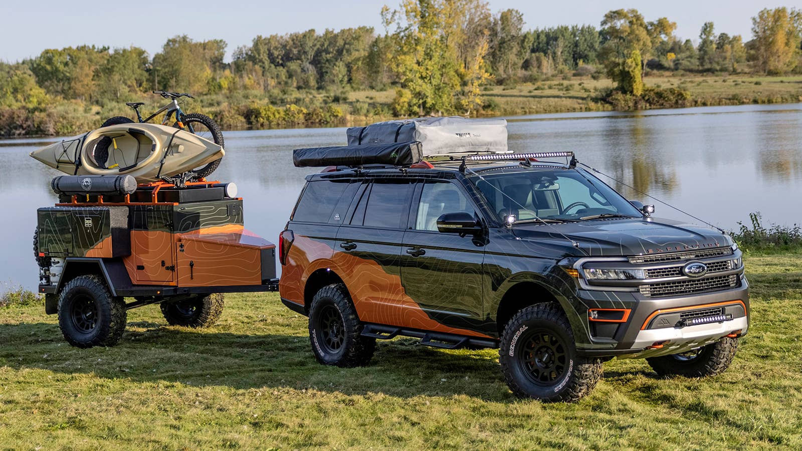 Concept vehicle with Aftermarket Accessories, Equipment and optional trim shown.  Recreational equipment not included.