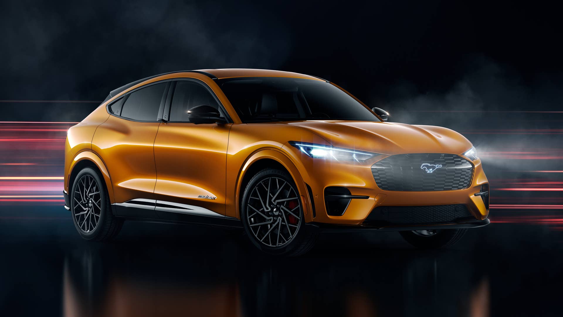 2021 Ford Mustang Mach-E GT in Cyber Orange