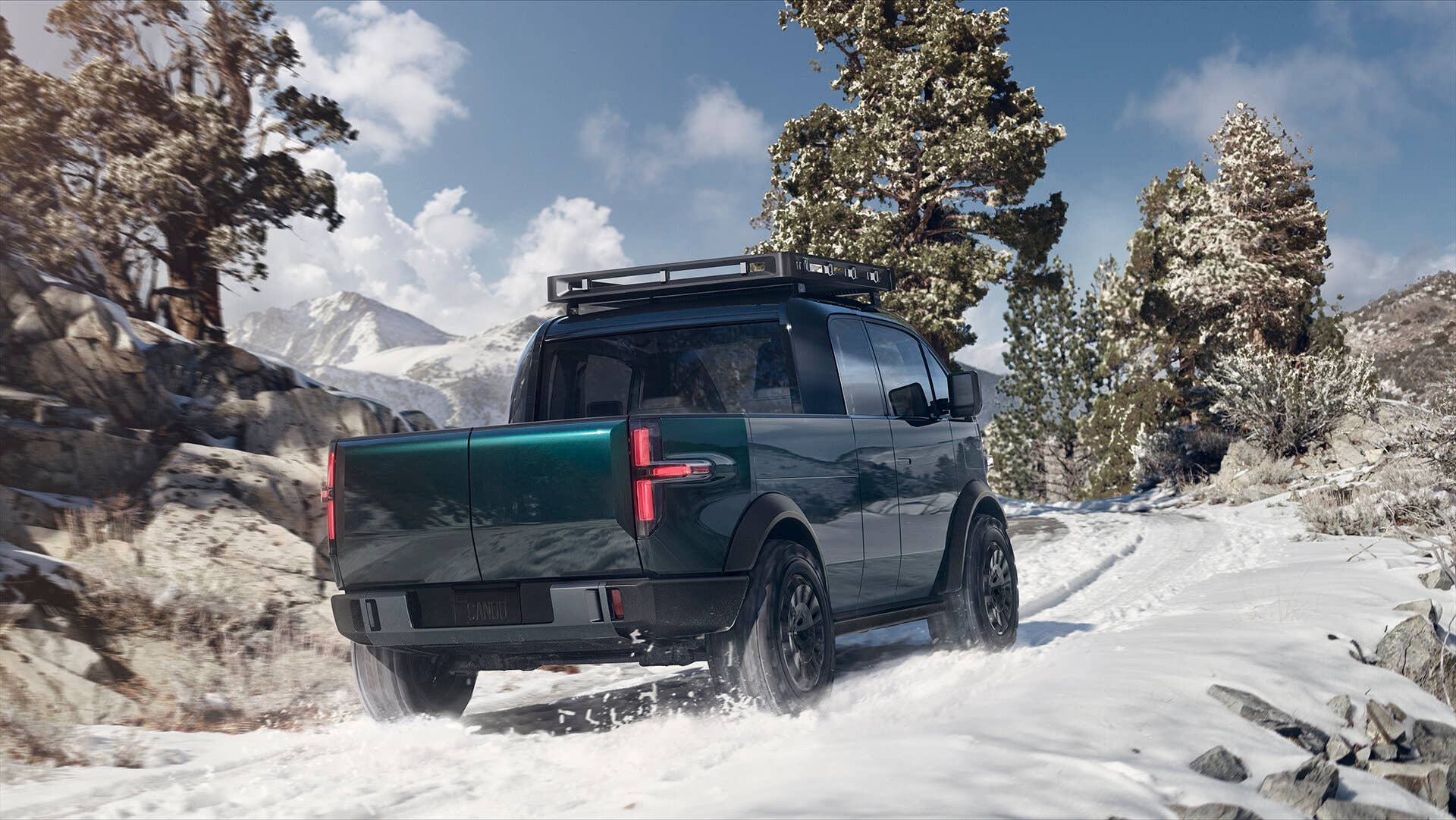 Canoo electric pickup truck
