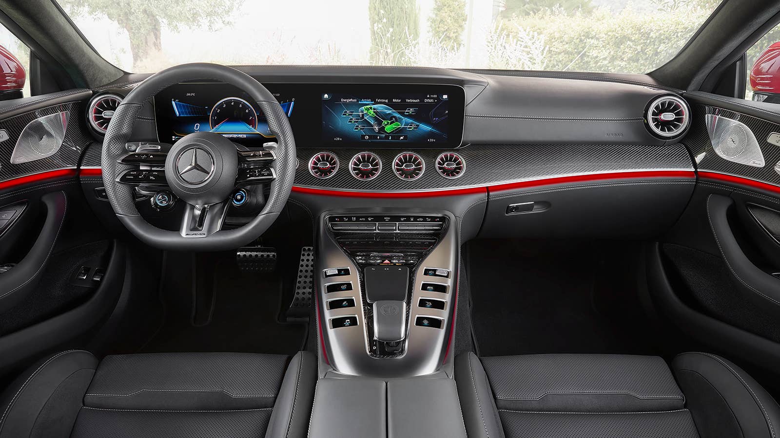 2022 Mercedes-AMG GT 63 S E PERFORMANCE (4MATIC+) (Kraftstoffverbrauch gewichtet, kombiniert (WLTP): 8,6 l/100 km; CO2-Emissionen gewichtet, kombiniert: 196 g/km; Stromverbrauch gewichtet: 10,3 kWh/100 km)Mercedes-AMG GT 63 S E Performance