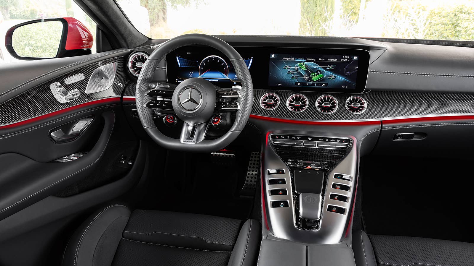 2022 Mercedes-AMG GT 63 S E PERFORMANCE (4MATIC+) (Kraftstoffverbrauch gewichtet, kombiniert (WLTP): 8,6 l/100 km; CO2-Emissionen gewichtet, kombiniert: 196 g/km; Stromverbrauch gewichtet: 10,3 kWh/100 km)Mercedes-AMG GT 63 S E Performance