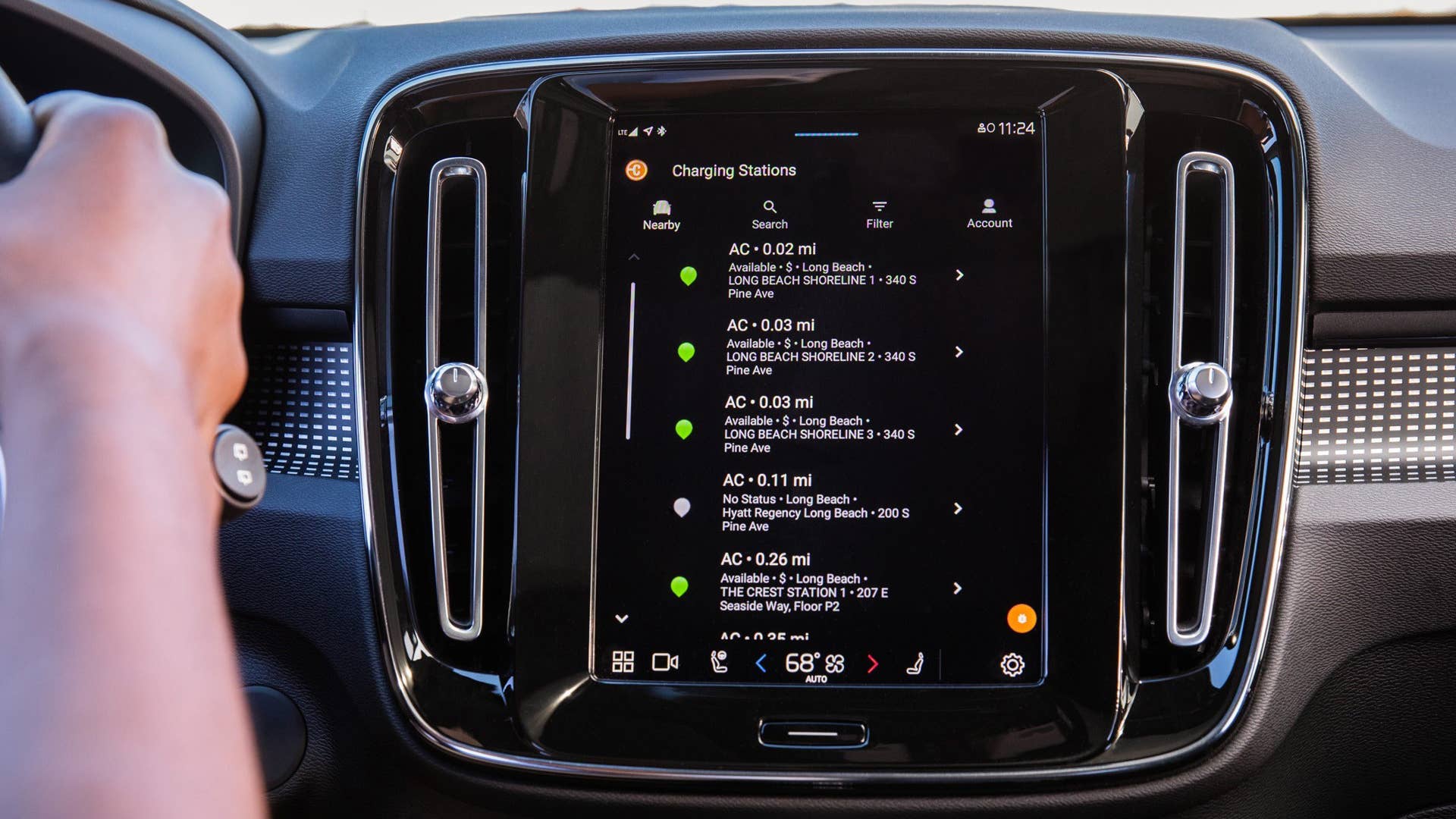 ChargePoint in-car app