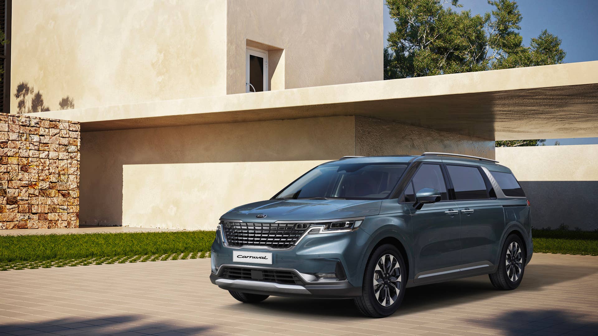 The Korean-market Kia Carnival, our Sedona, gets released online. It's grown longer by 1.5 inches and can set up to 11 people depending on market. Tech features include dual 12.3-inch screens and the ability for the driver to check on rear passengers via camera.