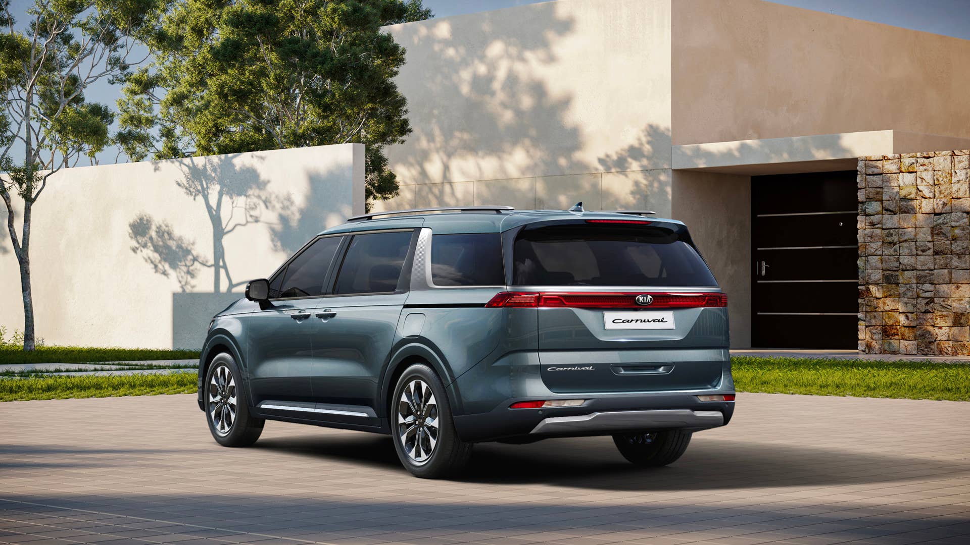 The Korean-market Kia Carnival, our Sedona, gets released online. It's grown longer by 1.5 inches and can set up to 11 people depending on market. Tech features include dual 12.3-inch screens and the ability for the driver to check on rear passengers via camera.