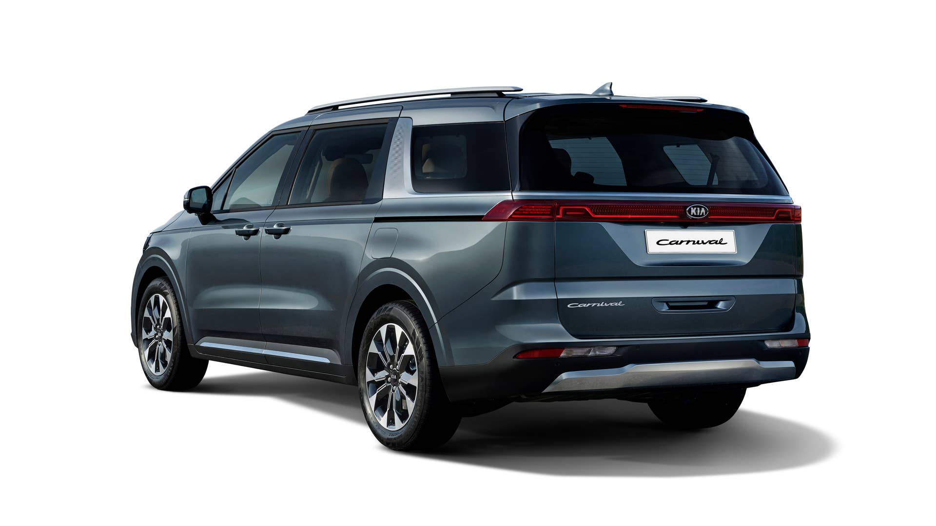 The Korean-market Kia Carnival, our Sedona, gets released online. It's grown longer by 1.5 inches and can set up to 11 people depending on market. Tech features include dual 12.3-inch screens and the ability for the driver to check on rear passengers via camera.