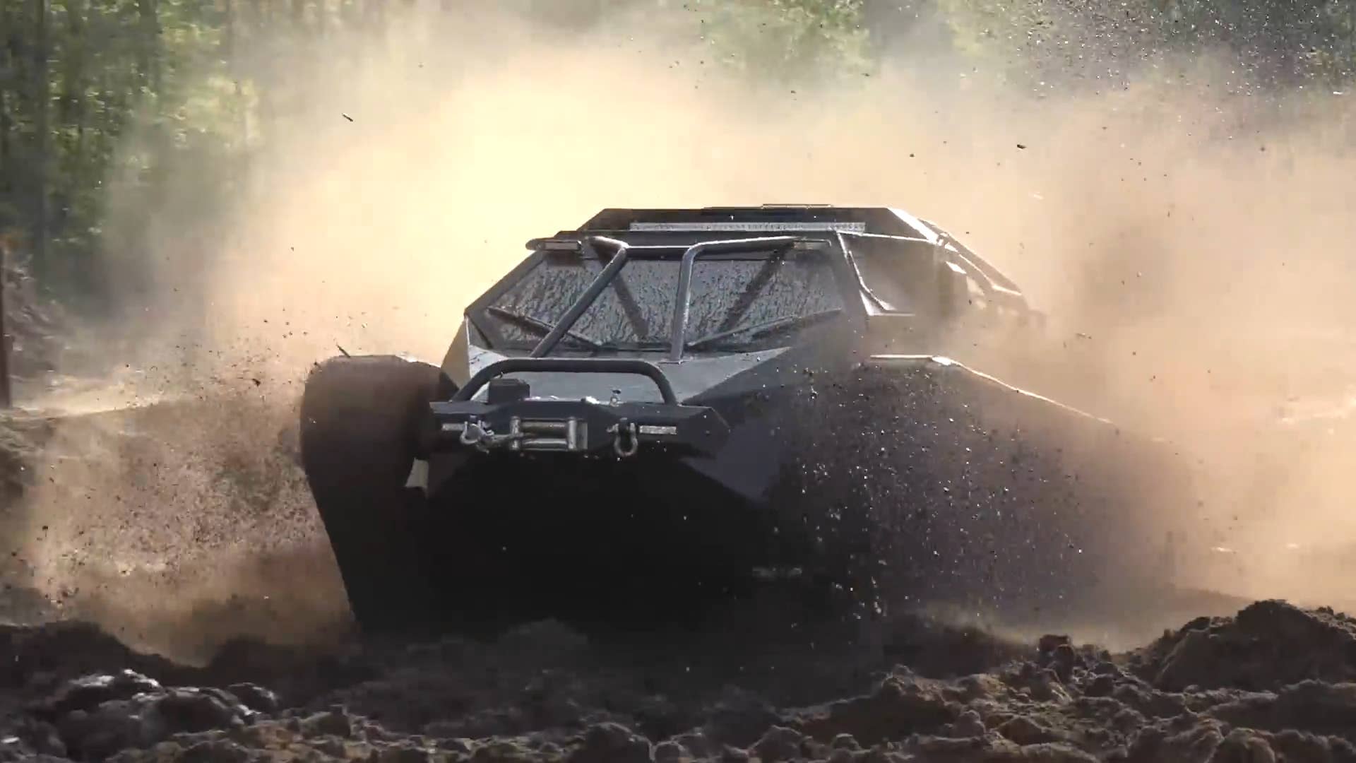 Ripsaw EV2 is a personal military tank designed to tackle virtually any terrain with ease. Designed by Howe  &  Howe the military tank is powered by a V8 turbo diesel engine making 600-hp and a top speed of 60 mph. Learn more at howeandhowe.com