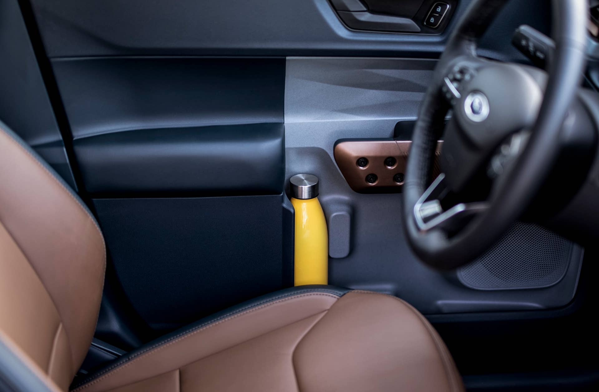 2022 Ford Maverick 2L-EcoBoost AWD Lariat interior. Preproduction vehicle with optional equipment shown. Available fall 2021.