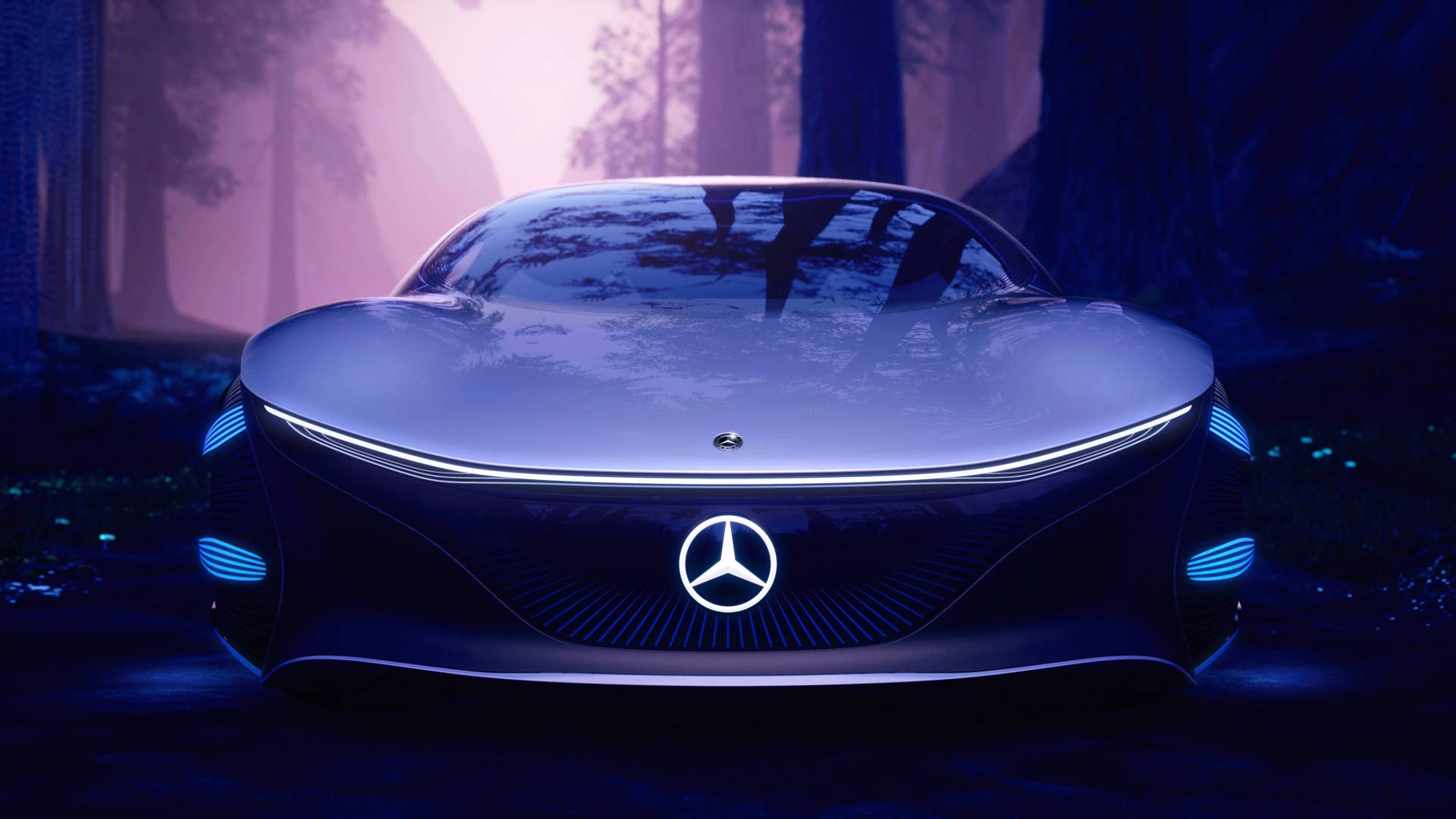 Mit dem VISION AVTR demonstriert Mercedes-Benz eine nachhaltige Vision emissionsfreier Mobilität – auch in Sachen Antriebstechnik. With the VISION AVTR, Mercedes-Benz is demonstrating a sustainable vision of zero-emission mobility – also in terms of drive technology.