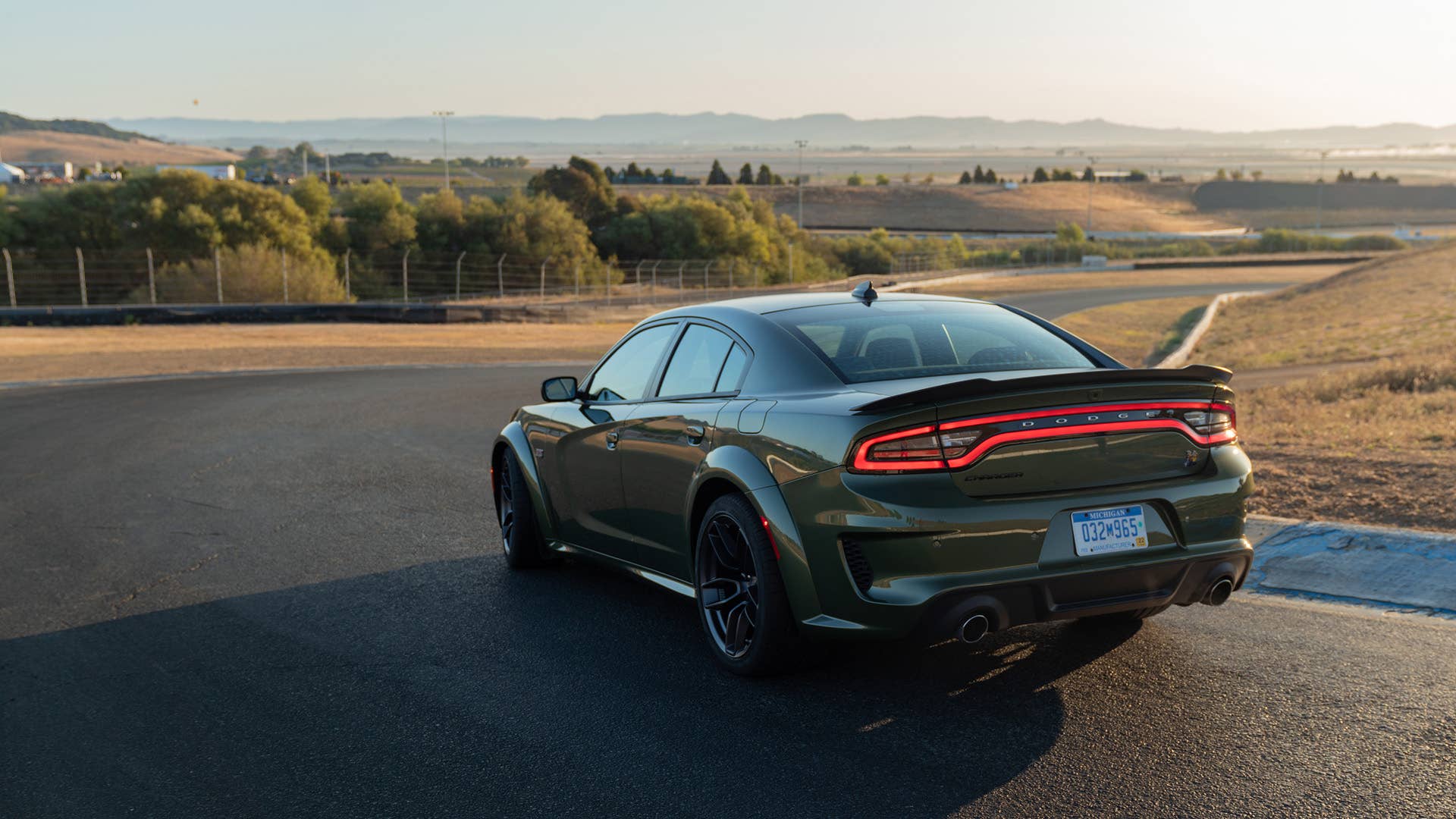 The Dodge Charger Scat Pack Widebody is powered by the 392-cubic-inch HEMI® V-8 engine with the best-in-class naturally aspirated 485 horsepower mated to the TorqueFlite 8HP70 eight-speed transmission