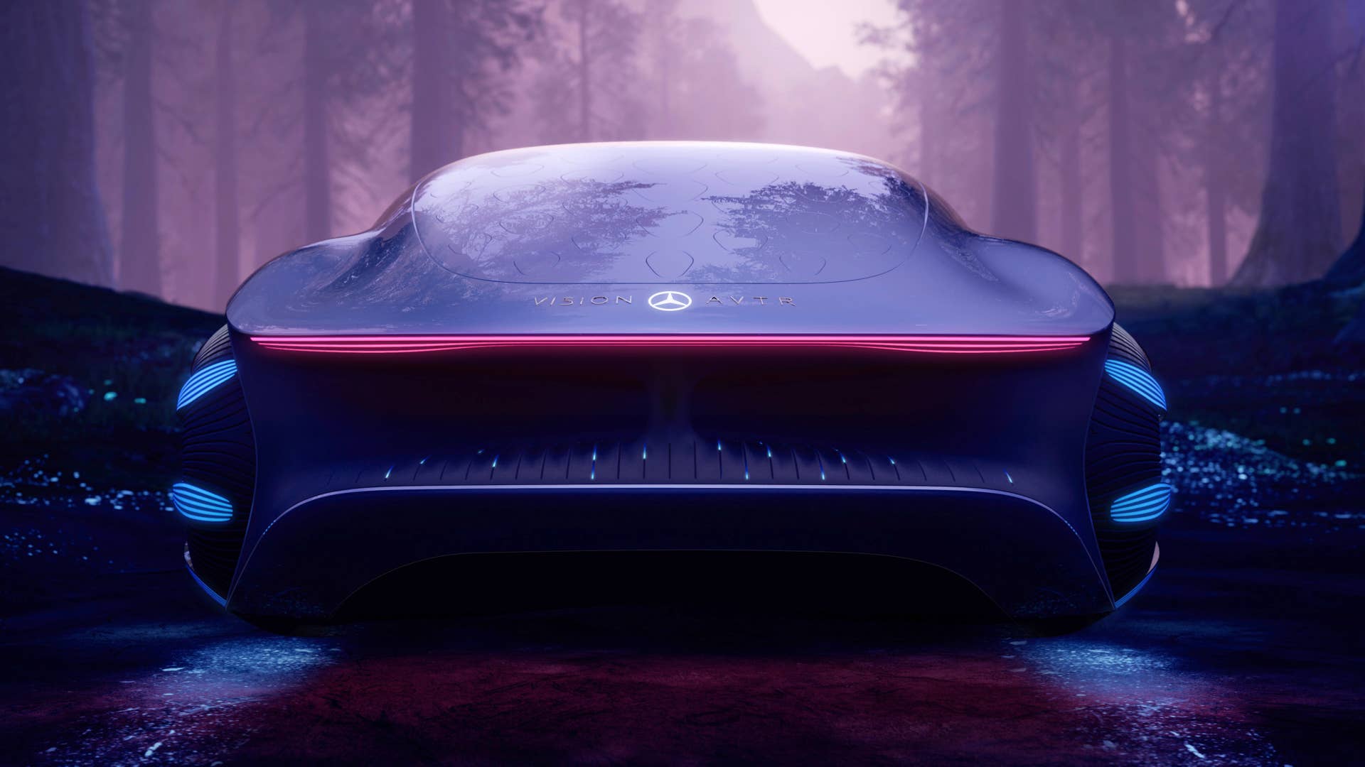 Erstmals setzt das Konzeptfahrzeug VISION AVTR eine revolutionäre Batterietechnologie ein, die auf graphenbasierter organischer Zellchemie bas iert und völlig frei von Seltenen Erden und Metallen ist. Die Materialien der Batterie sind kompostierbar und damit vollständig recycelbar. Auf diese Weise wird die Elektromobilität unabhängig von fossilen Ressourcen. For the first time, the VISION AVTR concept vehicle is using a revolutionary battery technology based on graphene-based organic cell chemistry that is completely free of rare earths and metals. The materials of the battery are compostable and therefore completely recyclable. In this way, electric mobility becomes independent of fossil resources.