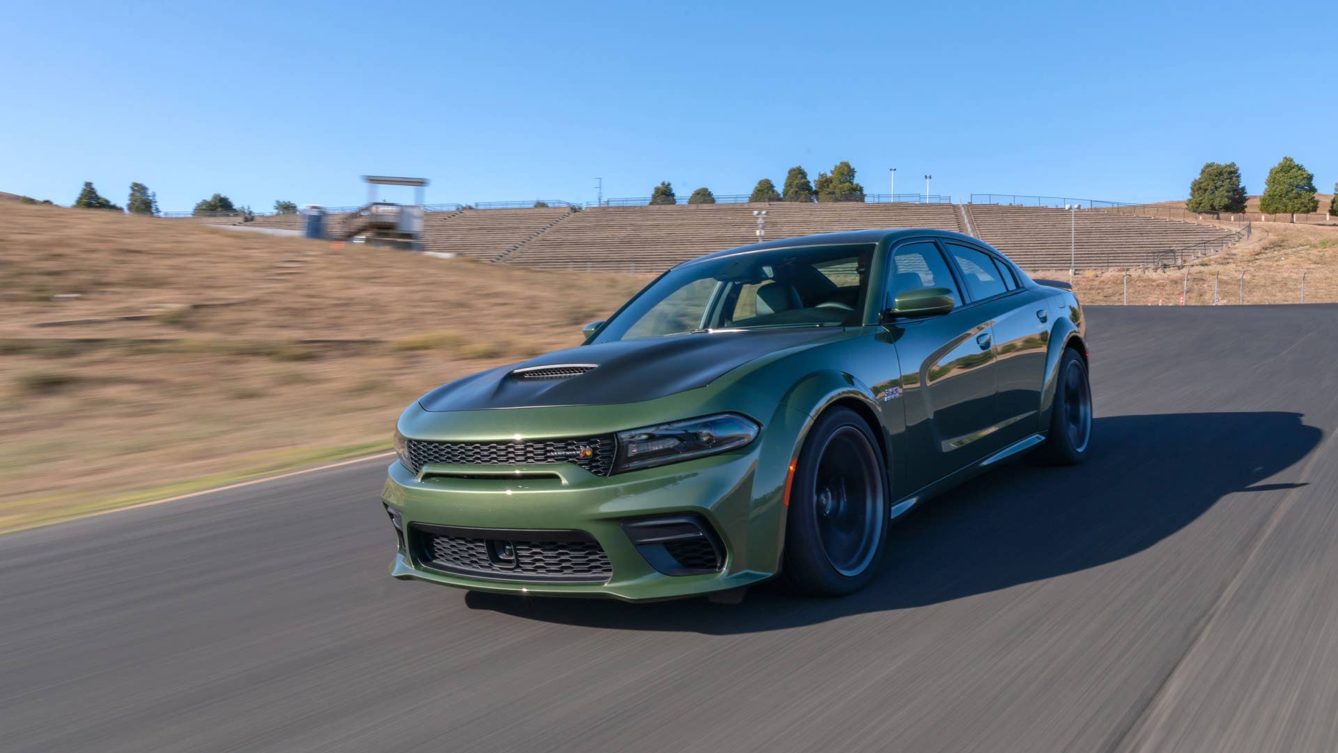 The 2020 Dodge Charger Scat Pack Widebody runs 0-60 mph in 4.3 seconds and a quarter-mile ET in 12.4 seconds, pulling .98 g on the skid pad, making this the quickest and best-handling production Charger Scat Pack ever offered.