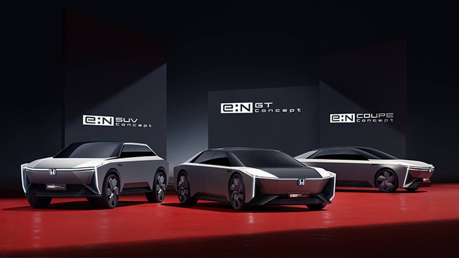 Honda e:N SUV, e:N GT and e:N Coupe concepts
