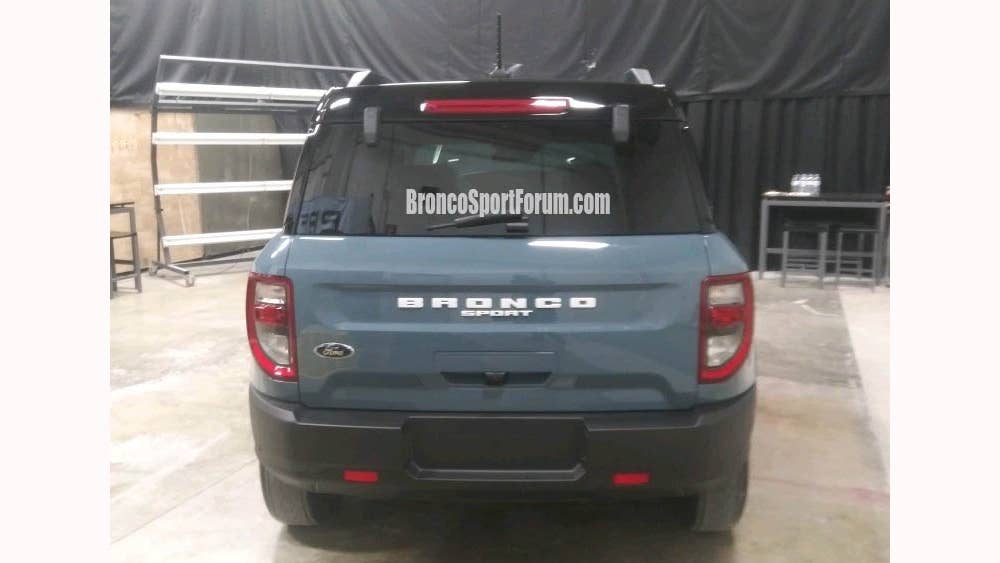Images of the upcoming "Baby Bronco" Bronco Sport leaked online