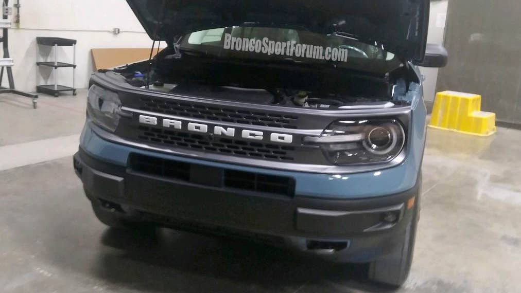 Images of the upcoming "Baby Bronco" Bronco Sport leaked online